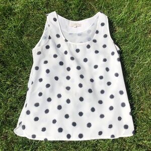 Loft polka dot top